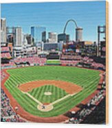 Busch Stadium Sep 29 2013 2 Wood Print