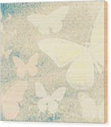 Butterfly Impressions Wood Print