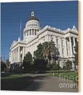 California State Capitol Wood Print