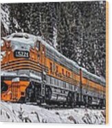 California Zephyr Wood Print