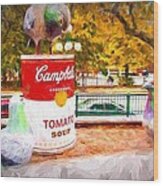Campbell's Soup Wood Print