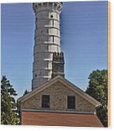 Cana Island Lighthouse Wood Print