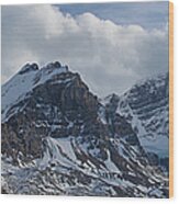 Canadian Rockies Wood Print