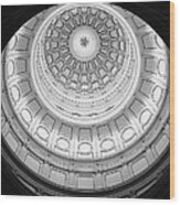 Capitol Interior Dome Wood Print