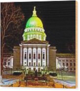 Capitol Madison Packers Colors Wood Print