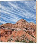 Capitol Peak - Palo Duro Canyon Wood Print