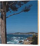 Carmel Highlands Wood Print