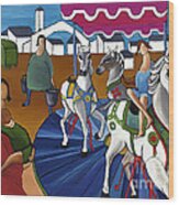 Carousel Wood Print