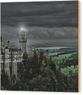 Castle Neuschwanstein Ii Wood Print