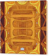 Cathedral Ceiling Wood Print
