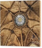 Cathedral Ceiling Of St Colman Wood Print