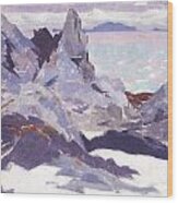 Cathedral Rock  Iona Wood Print