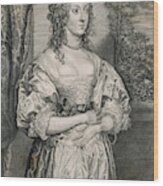 Catherine Howard, Countess  Of Newburgh Wood Print