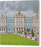 Catherine's Palace In Saint Petersburg Wood Print