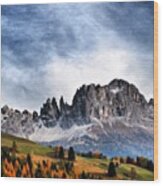 #catinaccio - #dolomiti - #altoadige Wood Print