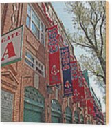 Championship Banners Wood Print