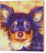 Chihuahua Art Wood Print