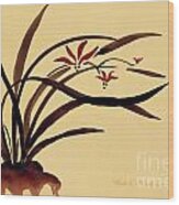 Chinese Orchid Viii Wood Print