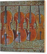 Chinese String Quartet Wood Print