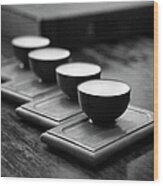 Chinese Tea Ceremony Wood Print