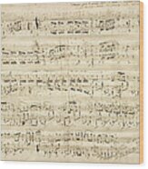 Chopin Polonaise Op 53 Wood Print