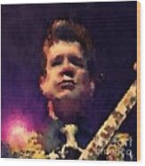 Chris Isaak Close Up 7 Wood Print