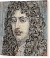 Christiaan Huygens, Dutch Mathematician Wood Print
