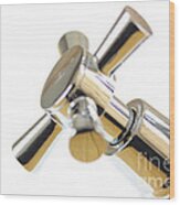 Chrome Tap Abstract Wood Print