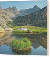 Cirque Of The Towers, Wind River Range Wood Print
