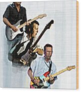 Eric Clapton Wood Print