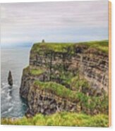 #cliffsofmoher #ireland #landscape Wood Print