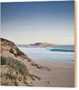 Coastal Surf, Eyre Peninsula, South Wood Print