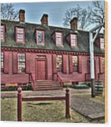 Colonial Williamsburg Wetherburn Tavern Wood Print
