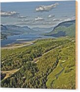 Columbia Gorge Wood Print