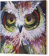 Complimentary Owl Wood Print