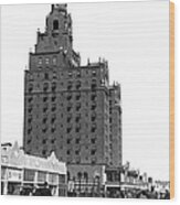 Coney Island Half Moon Hotel Wood Print