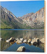 Convict Lake Panorama Wood Print