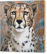 Copper Flash - Cheetah Wood Print