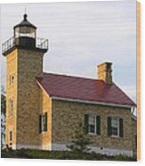 Copper Harbor Michigan Lighthouse Wood Print