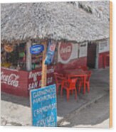 Corner Store In Rural Yucatan Wood Print