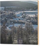 Frosty Day At Cragganmore - Speyside - Scotland Wood Print