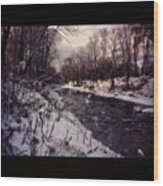 Creek In Fredonia #westernnewyork Wood Print