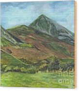 Croagh Saint Patricks Mountain In Ireland Wood Print