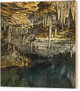 Crystal Caves, Bermuda Wood Print