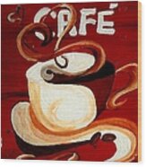 Cubana Cafe Wood Print