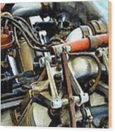 Curtiss Ox-5 Airplane Engine Wood Print