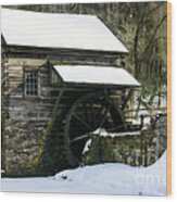 Cuttalossa Farm In Winter Wood Print