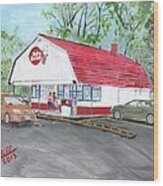 Dairy Queen Wood Print