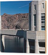 Dam On A River, Hoover Dam, Colorado Wood Print