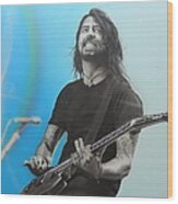Dave Grohl Wood Print